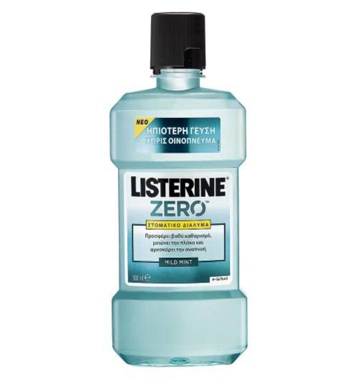 LISTERINE ZERO ΣΤΟΜΑΤΙΚΟ ΔΙΑΛΥΜΑ 500 ML