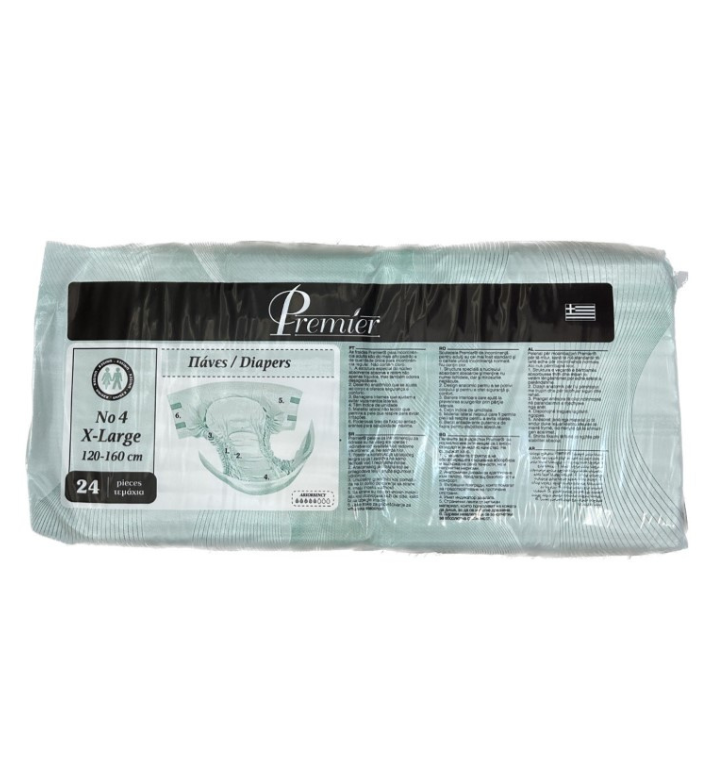 ΠΑΝΑ ΓΕΡΟΝΤΙΚΗ Νο4 PREMIER 120-160CM 24ΤΜΧ XL ΠΑΝΑ ΓΕΡΟΝΤΙΚΗ Νο4 PREMIER 120-160CM 24ΤΜΧ XL