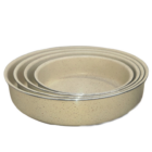 ΤΑΨΙ ΣΤΡ. ΣΕΤ 4ΤΕΜ ΑΝΤΙΚ/ΚΟ ΠΕΤΡΑ DIM ΚΩΔ.ROUND PLATE 4PCS/SET